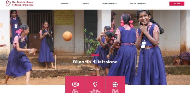 Nuovo sito web per le Missioni Don Calabria