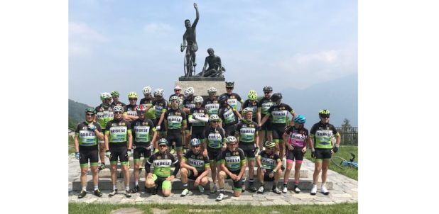 La Ciclistica Erbese al Ghisallo nel ricordo di padre Aristide