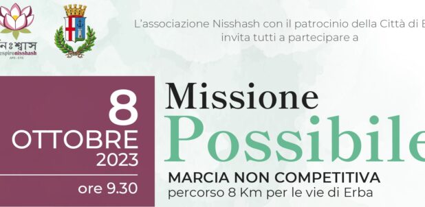 L’8 ottobre a Erba torna «Missione possibile»